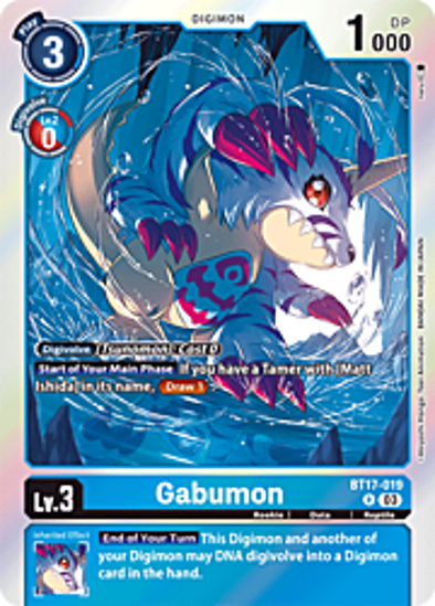 Gabumon - BT17-019 - Rare Foil