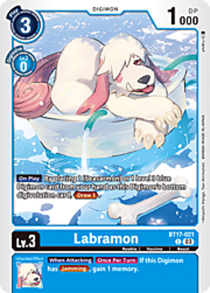 Labramon - BT17-021 - Common Foil