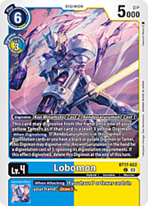 Lobomon - BT17-022 - Common Foil