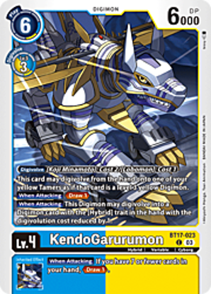 KendoGarurumon - BT17-023 - Common Foil