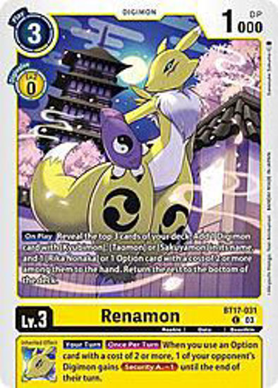 Renamon - BT17-031 - Common Foil