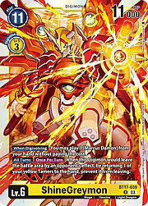 ShineGreymon - BT17-039 - Rare Foil