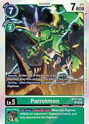 Parrotmon - BT17-047 - Rare Foil