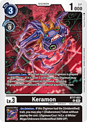 Keramon - BT17-053 - Common Foil