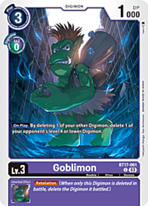 Goblinmon - BT17-061 - Common Foil