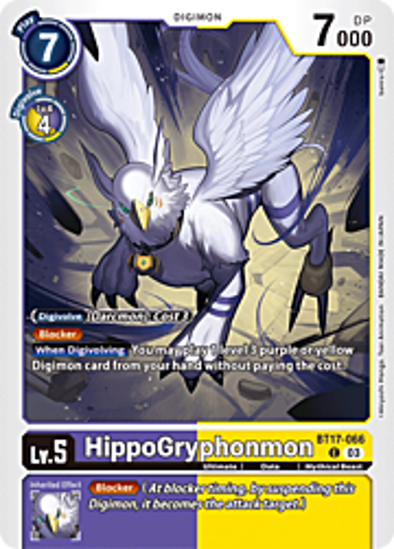 HippoGryphonmon - BT17-066 - Common Foil