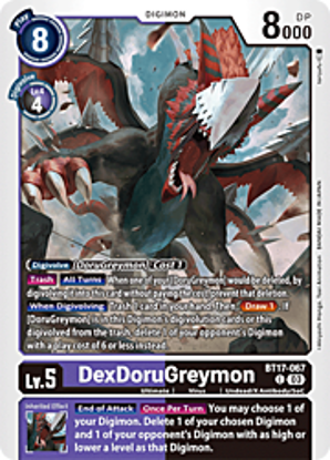 DexDoruGreymon - BT17-067 - Common Foil