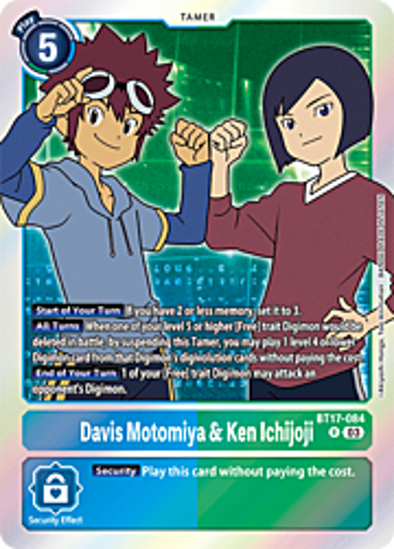 Davis Motomiya & Ken Ichijoji - BT17-084 - Rare Foil