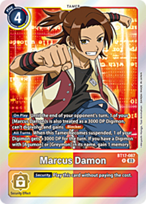 Marcus Damon - BT17-087 - Rare Foil