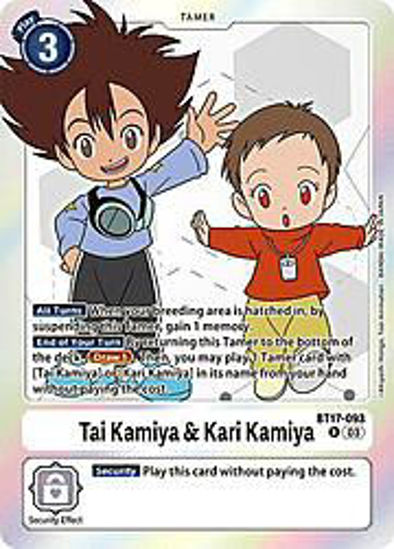 Tai Kamiya & Kari Kamiya - BT17-093 - Rare Foil