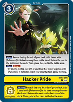 Hacker Pride - BT17-098 - Uncommon