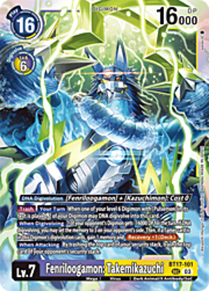 Fenriloogamon: Takemikazuchi - BT17-101 - Secret Rare