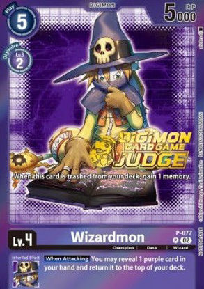 Wizardmon (Alternate Art) - P-077jp - Foil Judge Promo