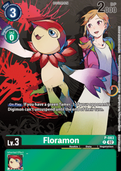 Floramon (Alternate Art) - P-083 - Foil