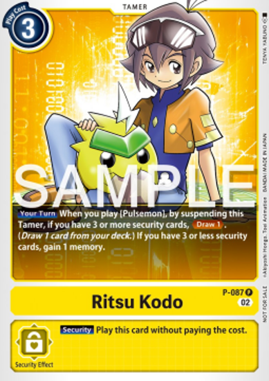 Ritsu Kodo (Alternate Art) - P-087 - Promo