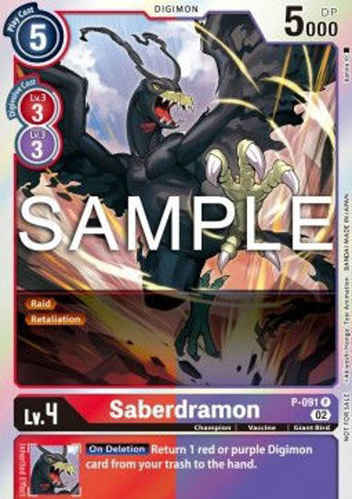 Saberdramon (Promo) - P-091 - Promo Foil