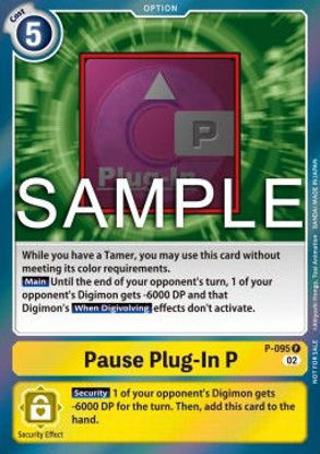 Pause Plug-In P (Promo) - P-095 - Promo Foil