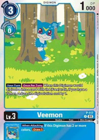 Veemon (Alternate Art) - P-117 - Promo Foil