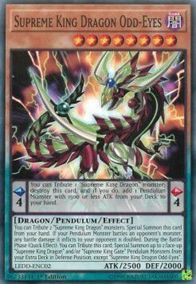 Supreme King Dragon Odd-Eyes - LEDD-ENC02 - Common Unlimited