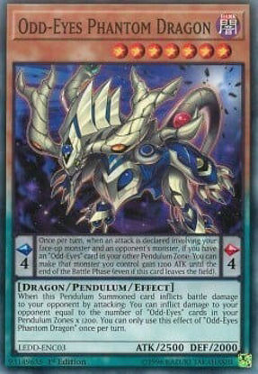 Odd-Eyes Phantom Dragon - LEDD-ENC03 - Common Unlimited