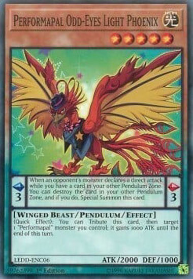 Performapal Odd-Eyes Light Phoenix - LEDD-ENC06 - Common Unlimited