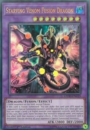 Starving Venom Fusion Dragon - LEDD-ENC25 - Ultra Rare Unlimited