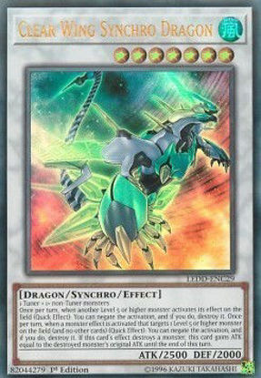 Clear Wing Synchro Dragon - LEDD-ENC29 - Ultra Rare Unlimited