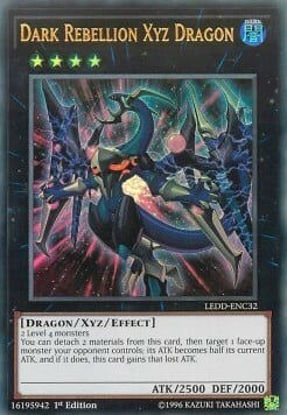 Dark Rebellion Xyz Dragon - LEDD-ENC32 - Ultra Rare Unlimited