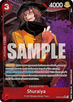 Shuraiya (Alternate Art) - OP06-009a - Super Rare