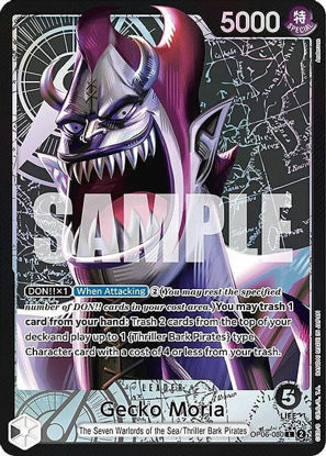 Gecko Moria (Alternate Art) - OP06-080a - Leader