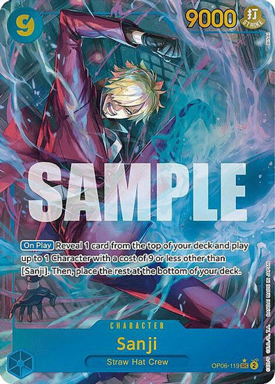 Sanji (Alternate Art) - OP06-119a - Secret Rare