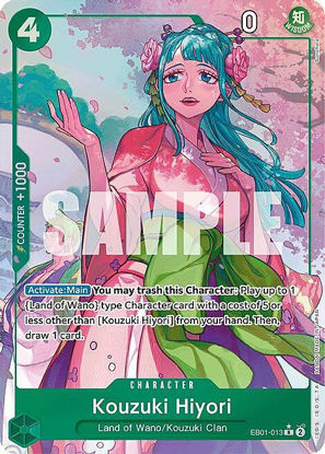 Kouzuki Hiyori (Alternate Art) - EB01-013a - Alternate Art