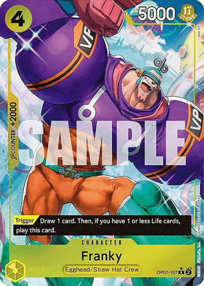 Franky (Alternate Art) - OP07-107a - Rare