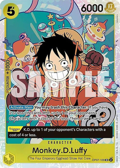 Monkey.D.Luffy - OP07-109 - Super Rare