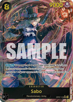 Sabo (Alternate Art) - OP07-118a - Alternate Art