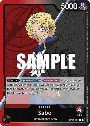 Sabo - OP05-001 - Leader