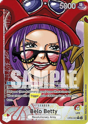 Belo Betty (Alternate Art) - OP05-002a - Leader