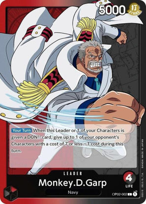 Monkey.D.Garp - OP02-002 - Leader