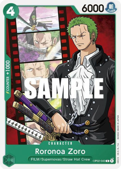 Roronoa Zoro - OP02-043 - Common