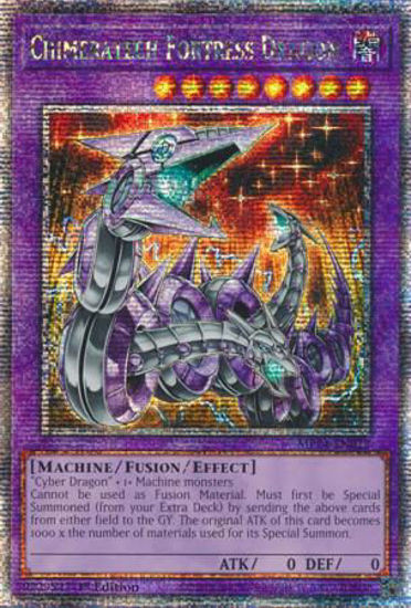 Chimeratech Fortress Dragon - MP24-EN022 - Quarter Century Secret Rare 1st Edition