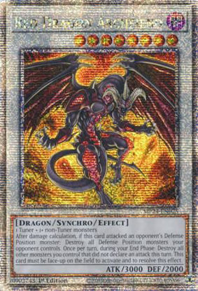 Red Dragon Archfiend - MP24-EN025 - Quarter Century Secret Rare 1st Edition