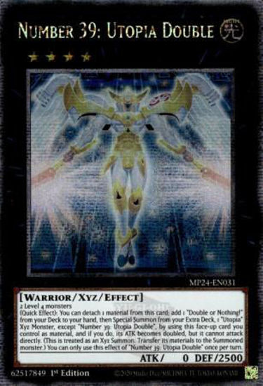 Number 39: Utopia Double - MP24-EN031 - Quarter Century Secret Rare 1st Edition