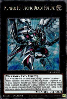 Number F0: Utopic Draco Future - MP24-EN037 - Quarter Century Secret Rare 1st Edition