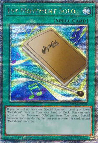 1st Movement Solo - MP24-EN038 - Quarter Century Secret Rare 1st Edition