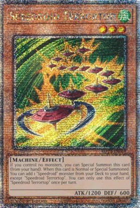 Speedroid Terrortop - MP24-EN040 - Quarter Century Secret Rare 1st Edition