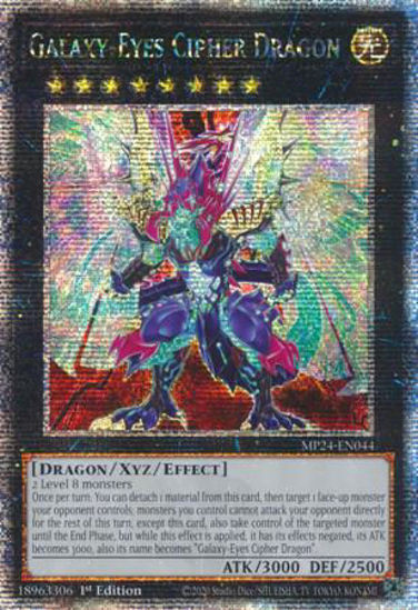 Galaxy-Eyes Cipher Dragon - MP24-EN044 - Quarter Century Secret Rare 1st Edition