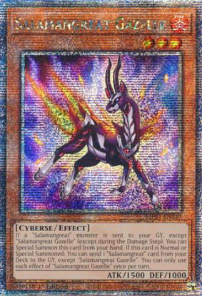 Salamangreat Gazelle - MP24-EN049 - Quarter Century Secret Rare 1st Edition