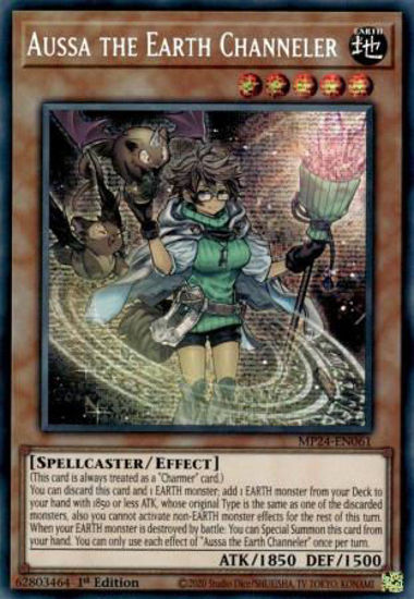 Aussa the Earth Channeler - MP24-EN061 - Secret Rare 1st Edition