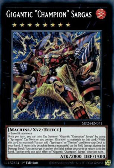 Gigantic "Champion" Sargas - MP24-EN071 - Secret Rare 1st Edition