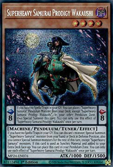 Superheavy Samurai Prodigy Wakaushi - MP24-EN076 - Secret Rare 1st Edition